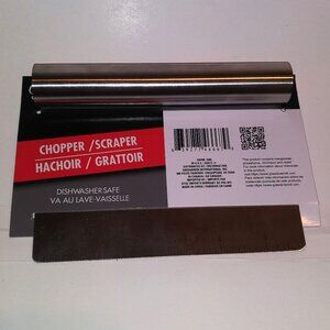 Dough Pastry Scraper/Cutter/Chopper Stainless Steel Mirror Polished